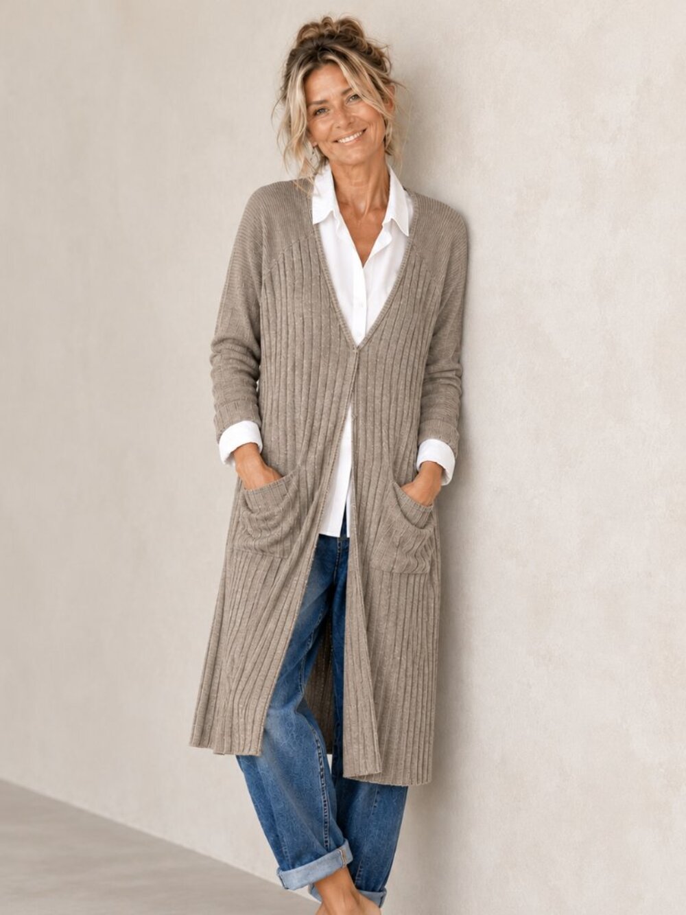 Cotton-rich Free People cardigan